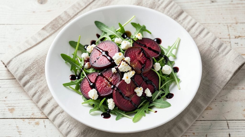 Beet Goat Cheese Arugula Salad Recipe: Earthy Sweetness With Creamy Tang