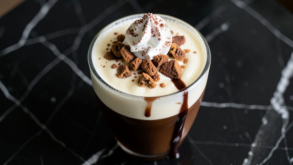 Cookies and Cream Starbucks Drink Recipe: Iced Vanilla Bean Swirls With Chocolate Chunk Magic