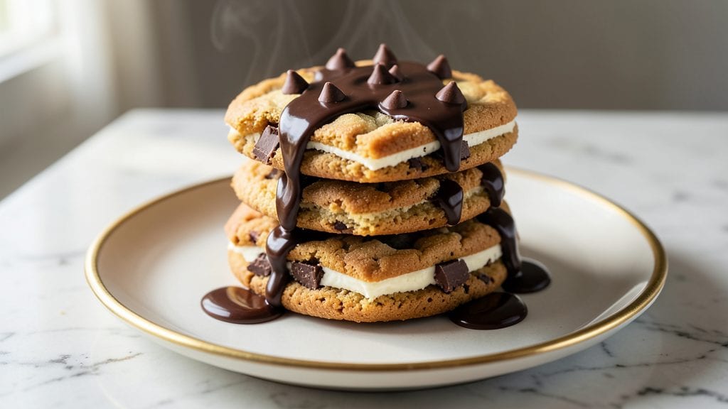 Kit Kat Candy Bar Cookies Recipe: Crunchy Wafers With Molten Chocolate Kisses